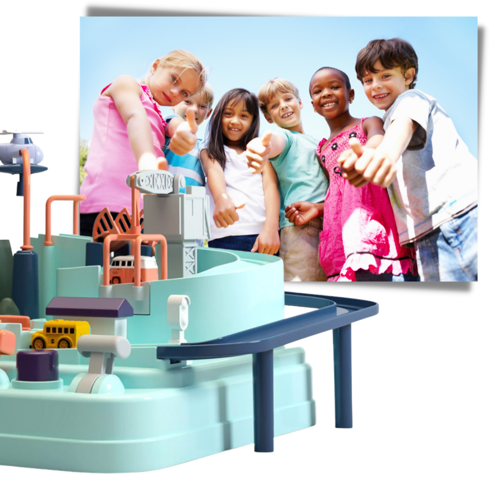 Raxiva - Mechanical Track Toy for Kids