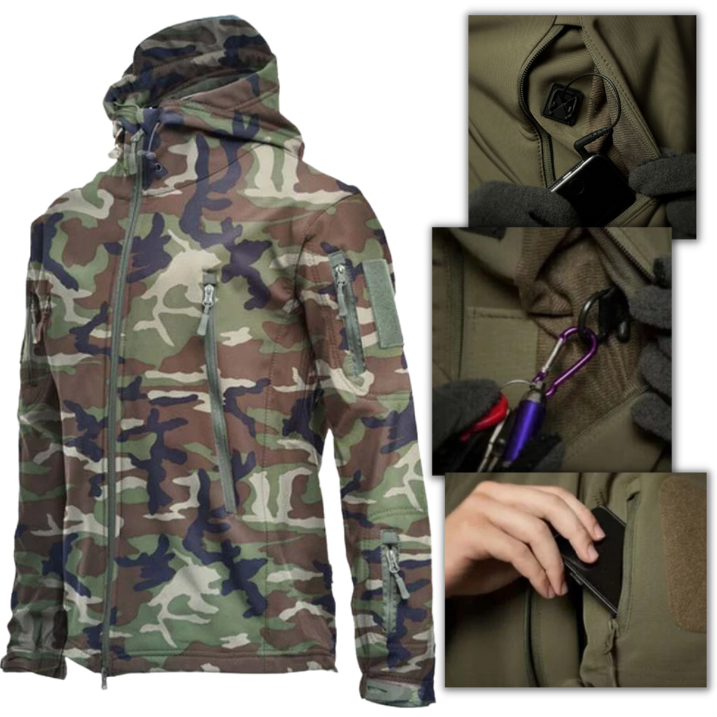 Raxiva - Military-style Combat Jacket