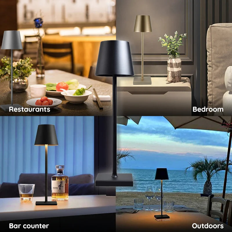 Raxiva - Modern Rechargeable LED Wireless Table Lamp