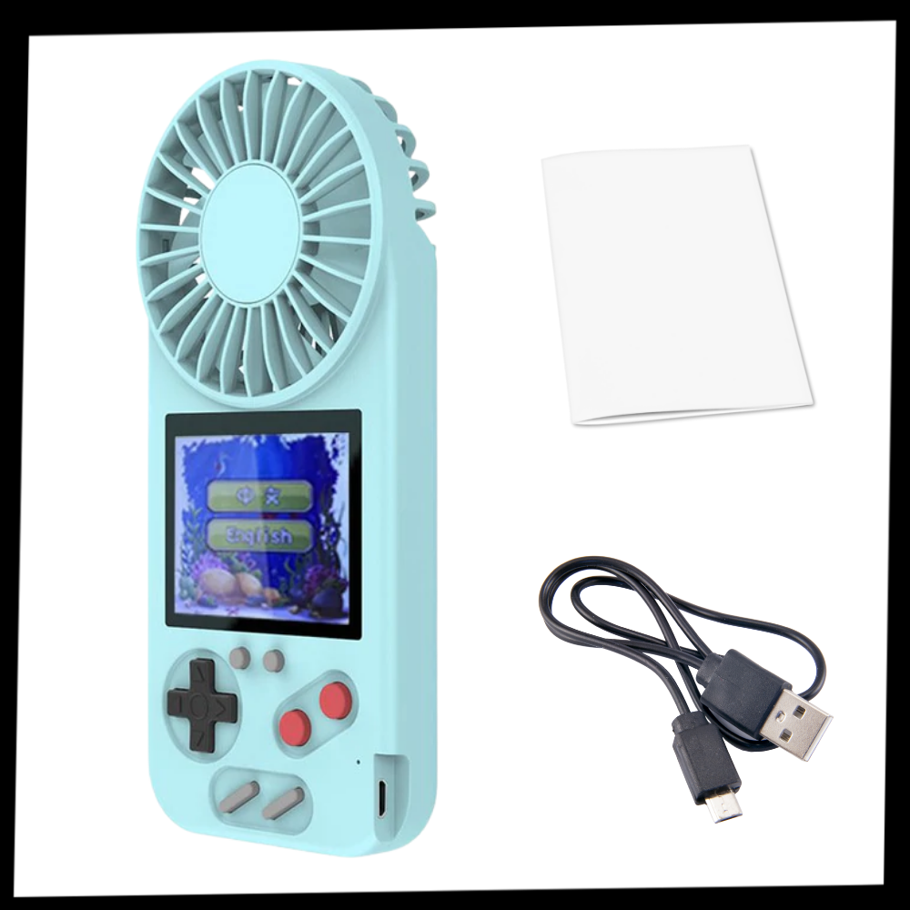 Raxiva - Multi-Game Hand-Held Console with Fan