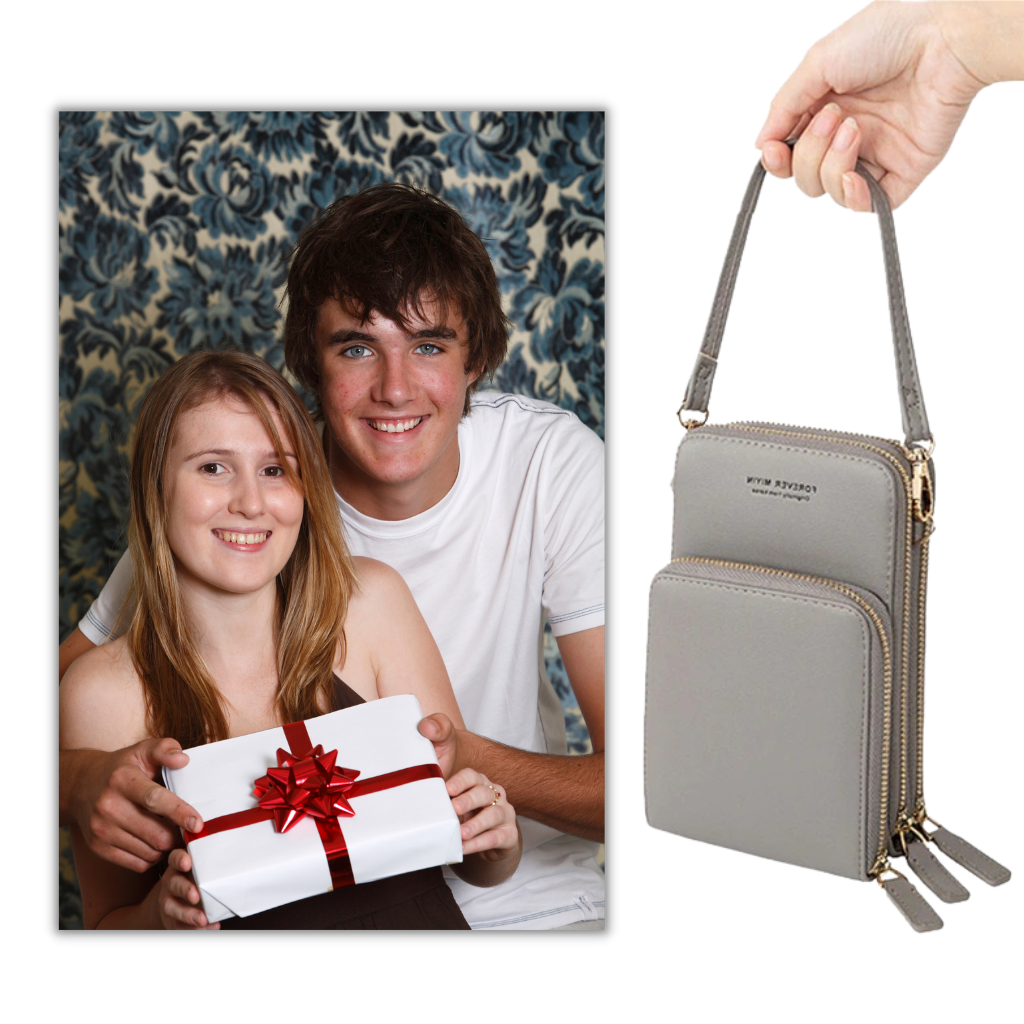 Raxiva - Multi pockets touchscreen crossbody bag