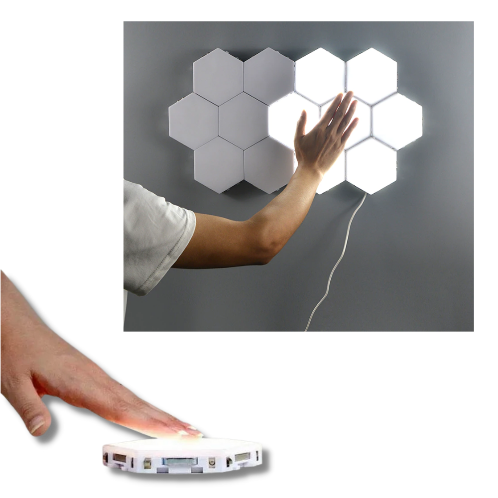 Raxiva - Pack of 3 Modular Touch Lights