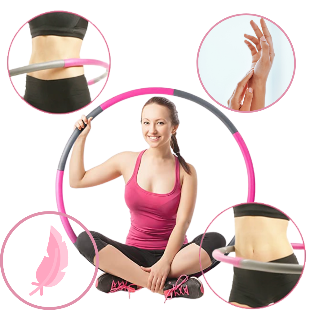 Raxiva - Padded Fitness Hula Hoop Adjustable