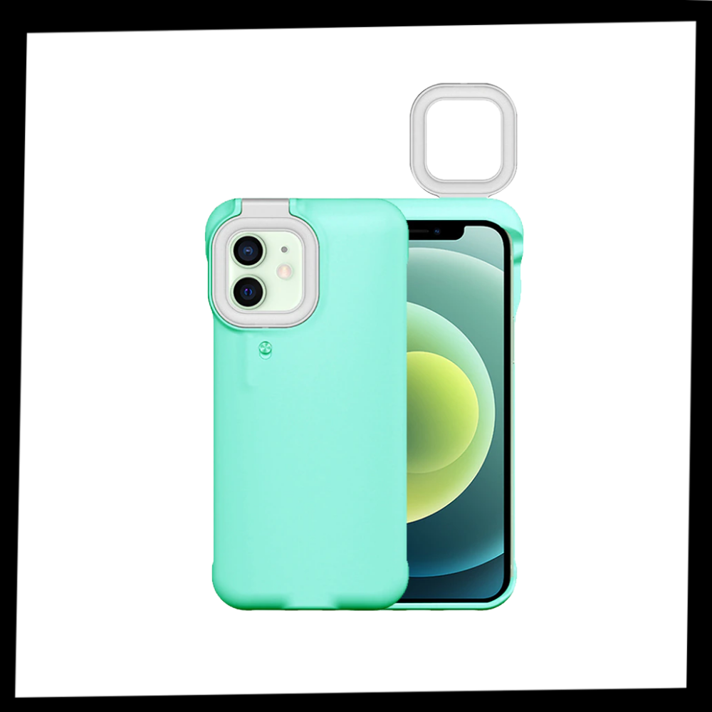 Raxiva - Phone Case With LED Ringlight