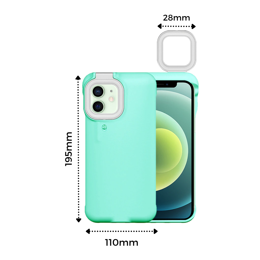 Raxiva - Phone Case With LED Ringlight