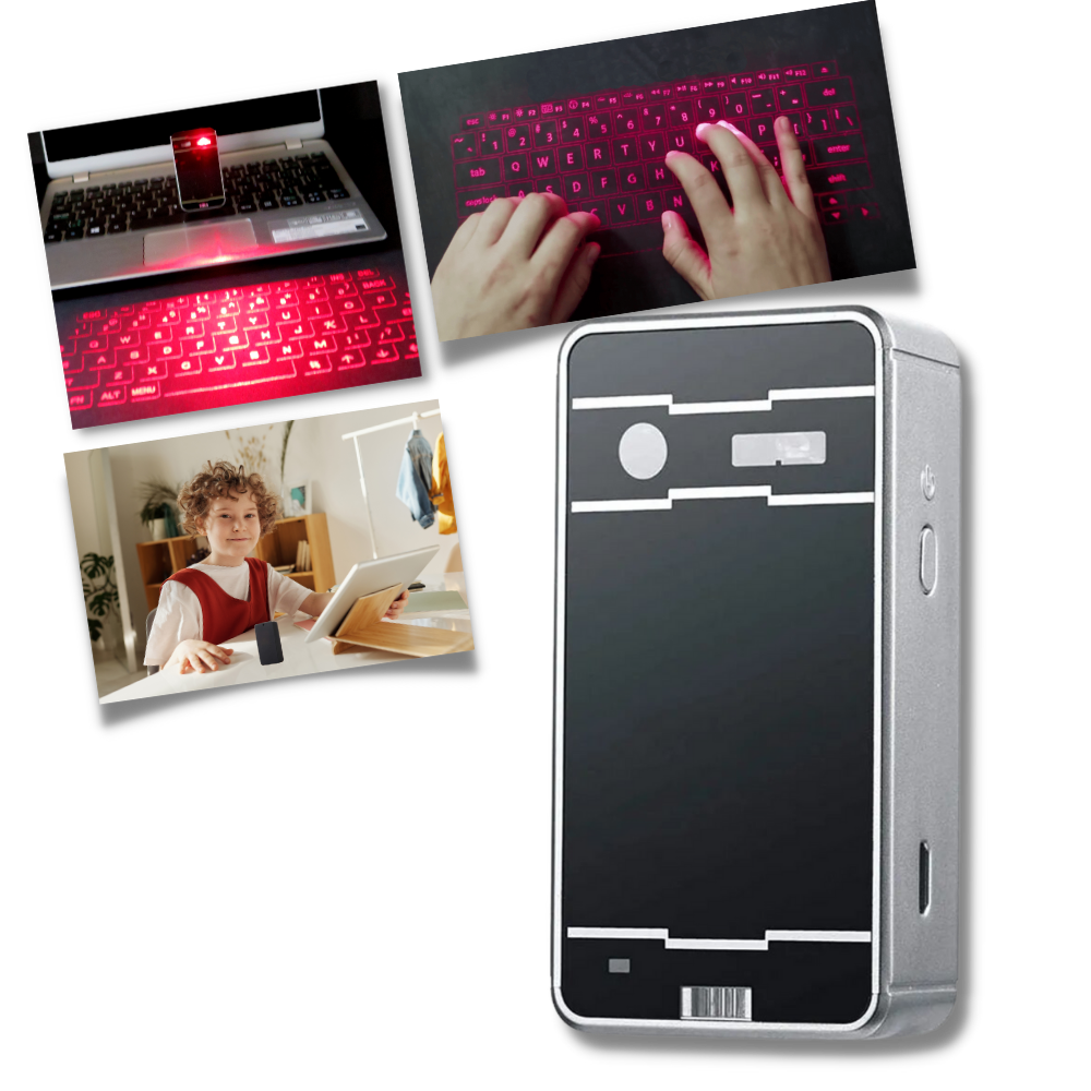 Raxiva - Portable holographic keyboard