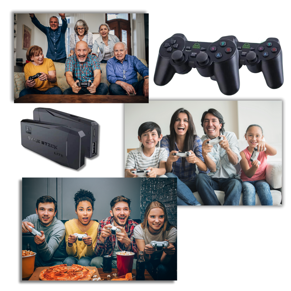 Raxiva - Retro Video Game Consoles & Stick