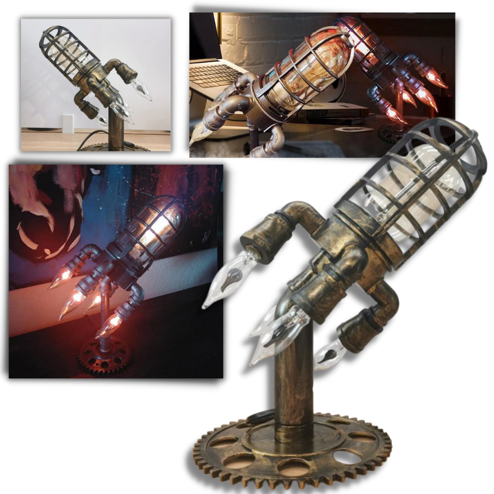 Raxiva - Rocket-shaped LED Lamp