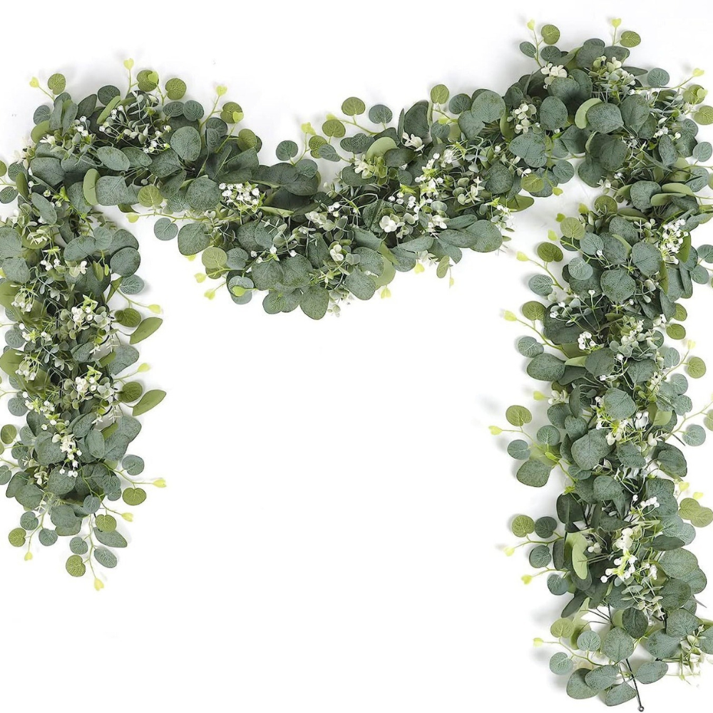 Realistic Faux Eucalyptus Garland for Home / Party Decoration-Raxiva-Bushy-SKU38841708130336829Realistic Faux Eucalyptus Garland for Home / Party Decoration7491658580029, Realistic Faux Eucalyptus Garland for Home / Party Decoration, , Raxiva, Realistic Faux Eucalyptus Garland for Home / Party Decoration,