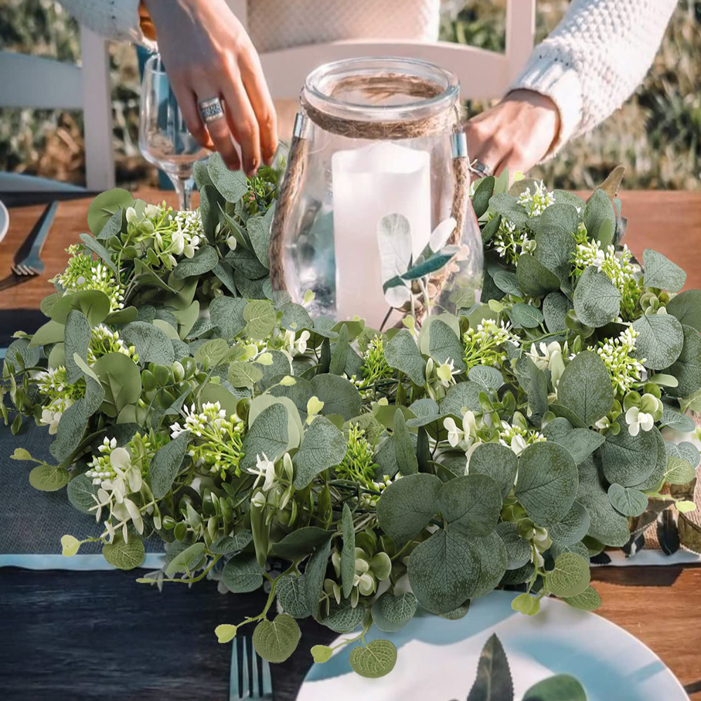 Realistic Faux Eucalyptus Garland for Home / Party Decoration-Raxiva-Realistic Faux Eucalyptus Garland for Home / Party Decoration7491658580029, Realistic Faux Eucalyptus Garland for Home / Party Decoration, , Raxiva, Realistic Faux Eucalyptus Garland for Home / Party Decoration,