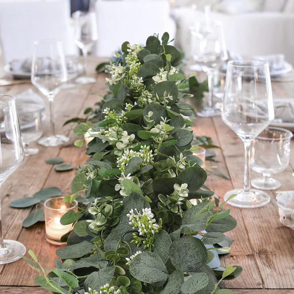 Realistic Faux Eucalyptus Garland for Home / Party Decoration-Raxiva-Realistic Faux Eucalyptus Garland for Home / Party Decoration7491658580029, Realistic Faux Eucalyptus Garland for Home / Party Decoration, , Raxiva, Realistic Faux Eucalyptus Garland for Home / Party Decoration,