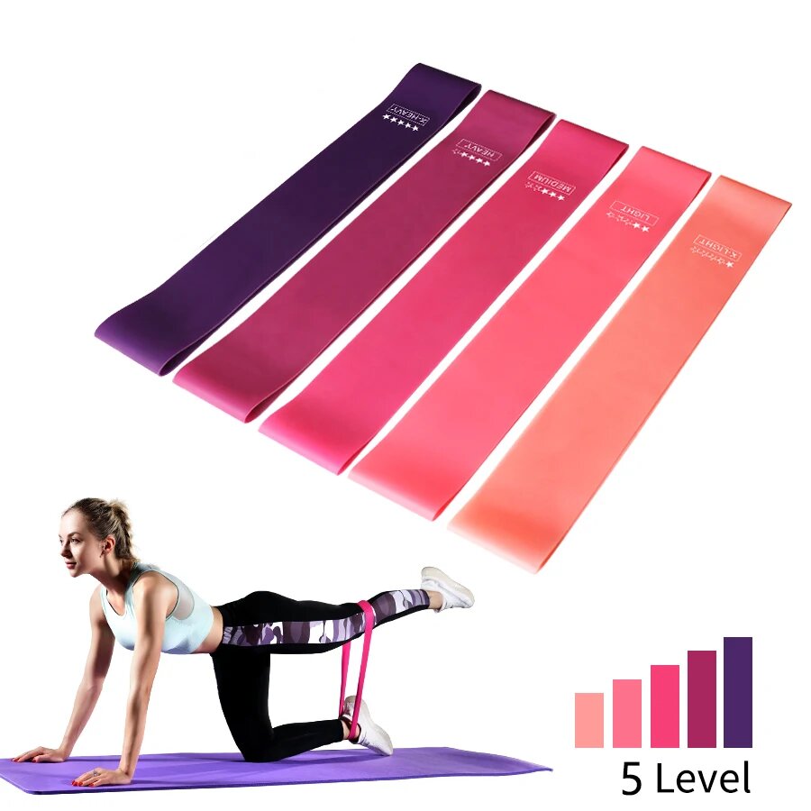 Raxiva-resistance bands fitness workout 5 levels