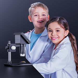 Raxiva-4 3 inch digital soldering microscope electronics repair