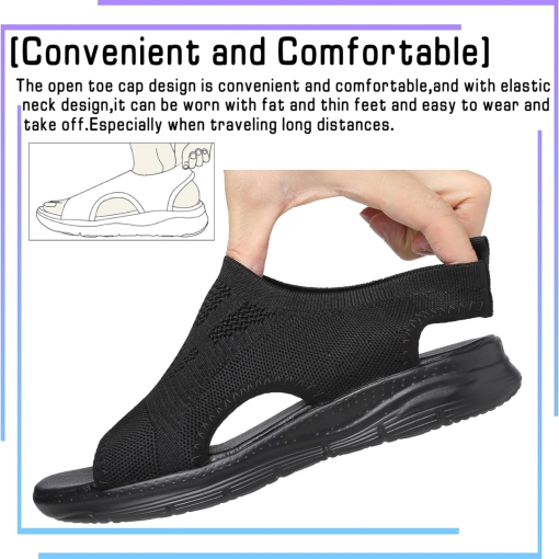 Raxiva-orthopedic sandals pain relief womens sport sandals