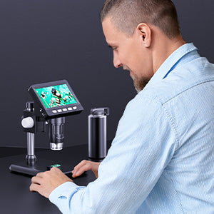 Raxiva-4 3 inch digital soldering microscope electronics repair