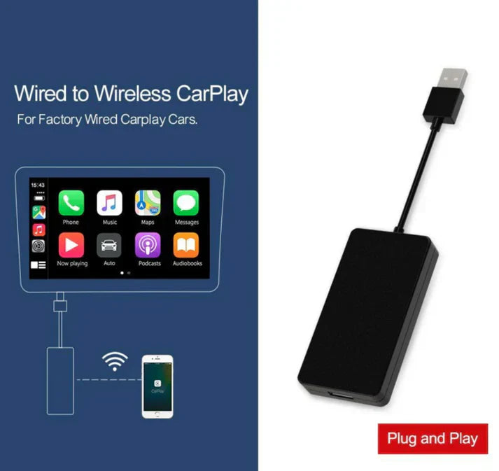Raxiva-carplay android auto adapter compatible with all vehicles