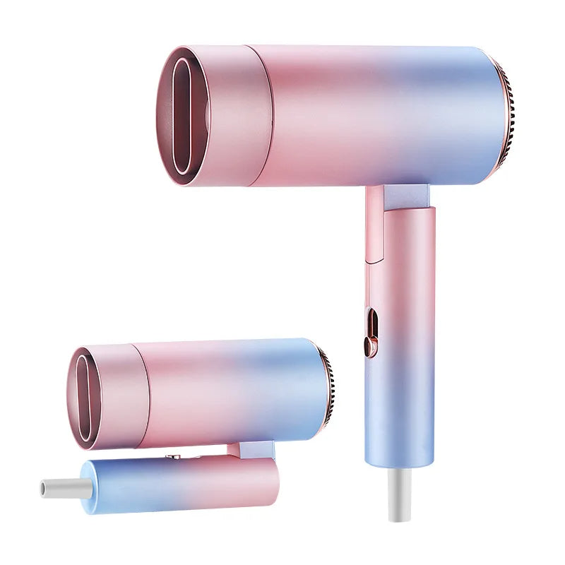 Raxiva-compact folding travel hair dryer dual voltage portable style