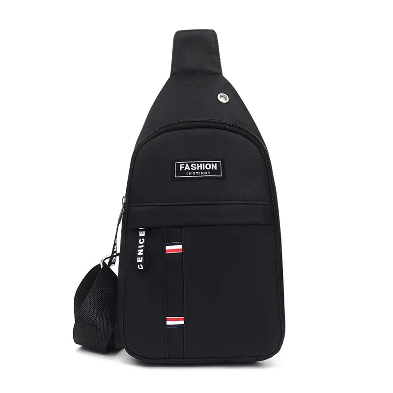 Raxiva-mens waterproof multifunction crossbody bag durable versatile everyday use