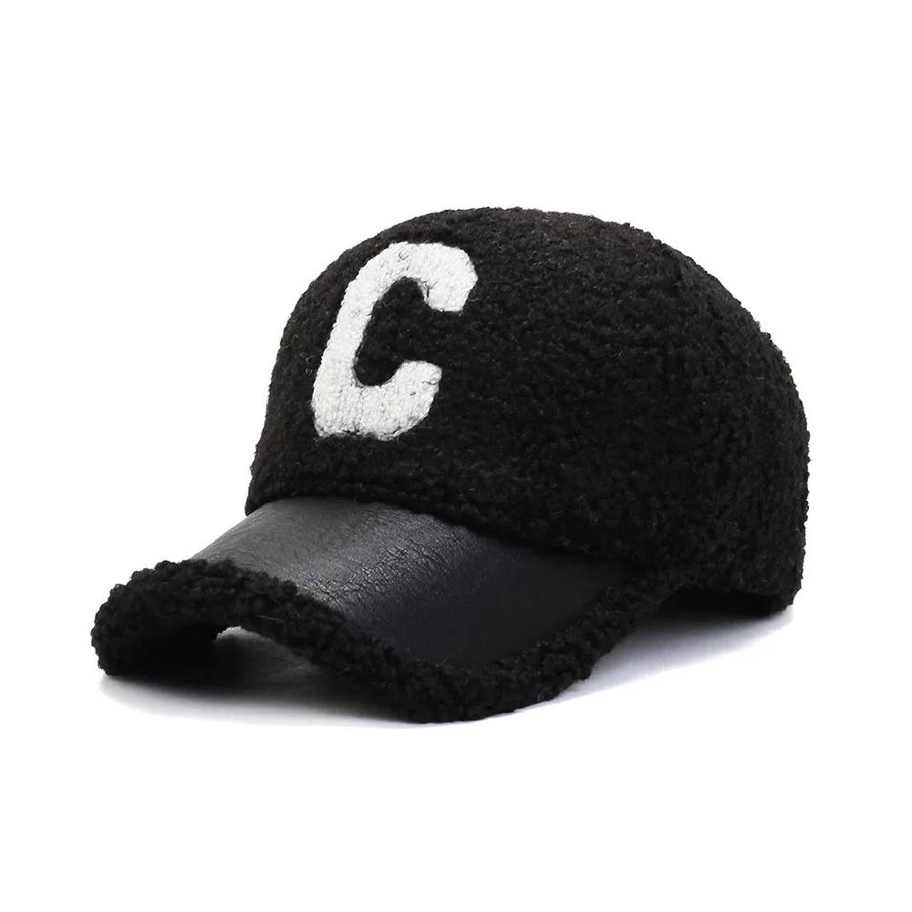 Raxiva-cozy lamb wool winter hat stay warm and stylish all season