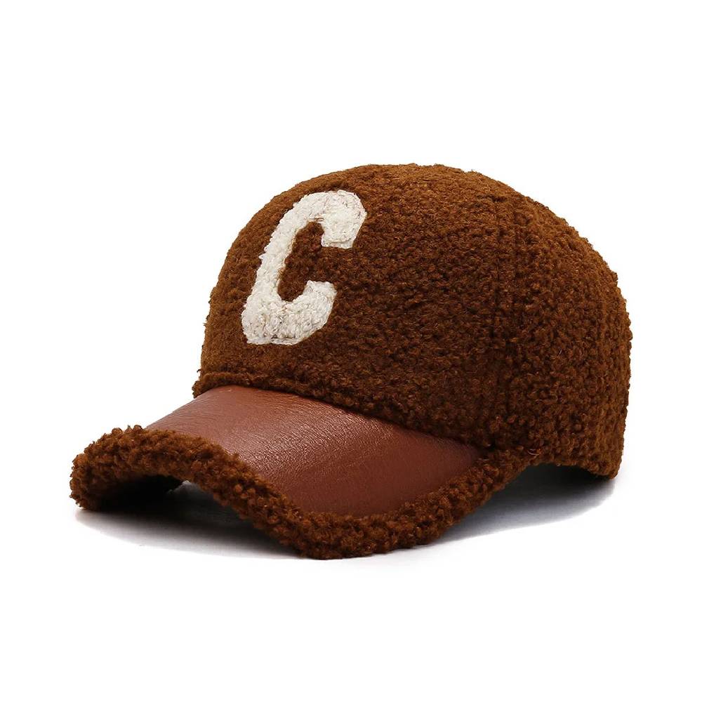 Raxiva-cozy lamb wool winter hat stay warm and stylish all season