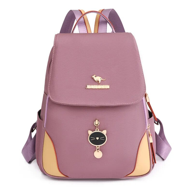 Raxiva-versatile nylon backpack for women stylish spacious every occasion