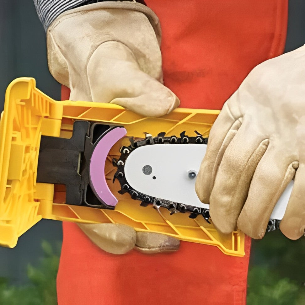 Raxiva-chainsaw tooth sharpener