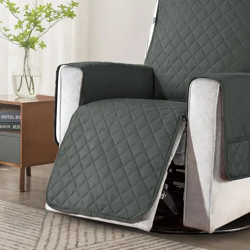 Raxiva-housse fauteuil extensible protection antiderapante confort premium
