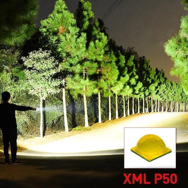 Raxiva-most powerful flashlight 90000 lumens xhp50 2