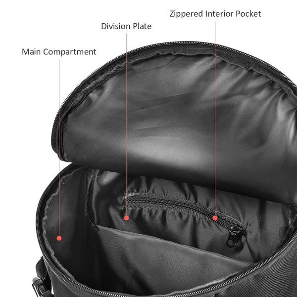 Raxiva-fishing tackle backpack organizer with rod holders