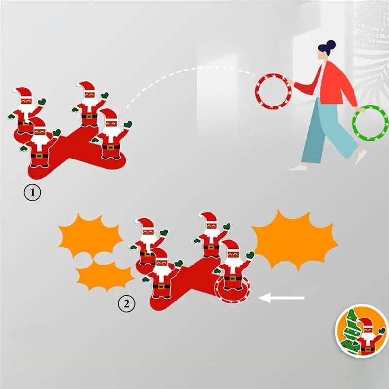 Raxiva-christmas inflatable sleeve ring toy fun creative toss for kids group gatherings