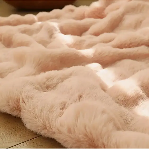 Raxiva-couverture chauffante en laine moelleuse