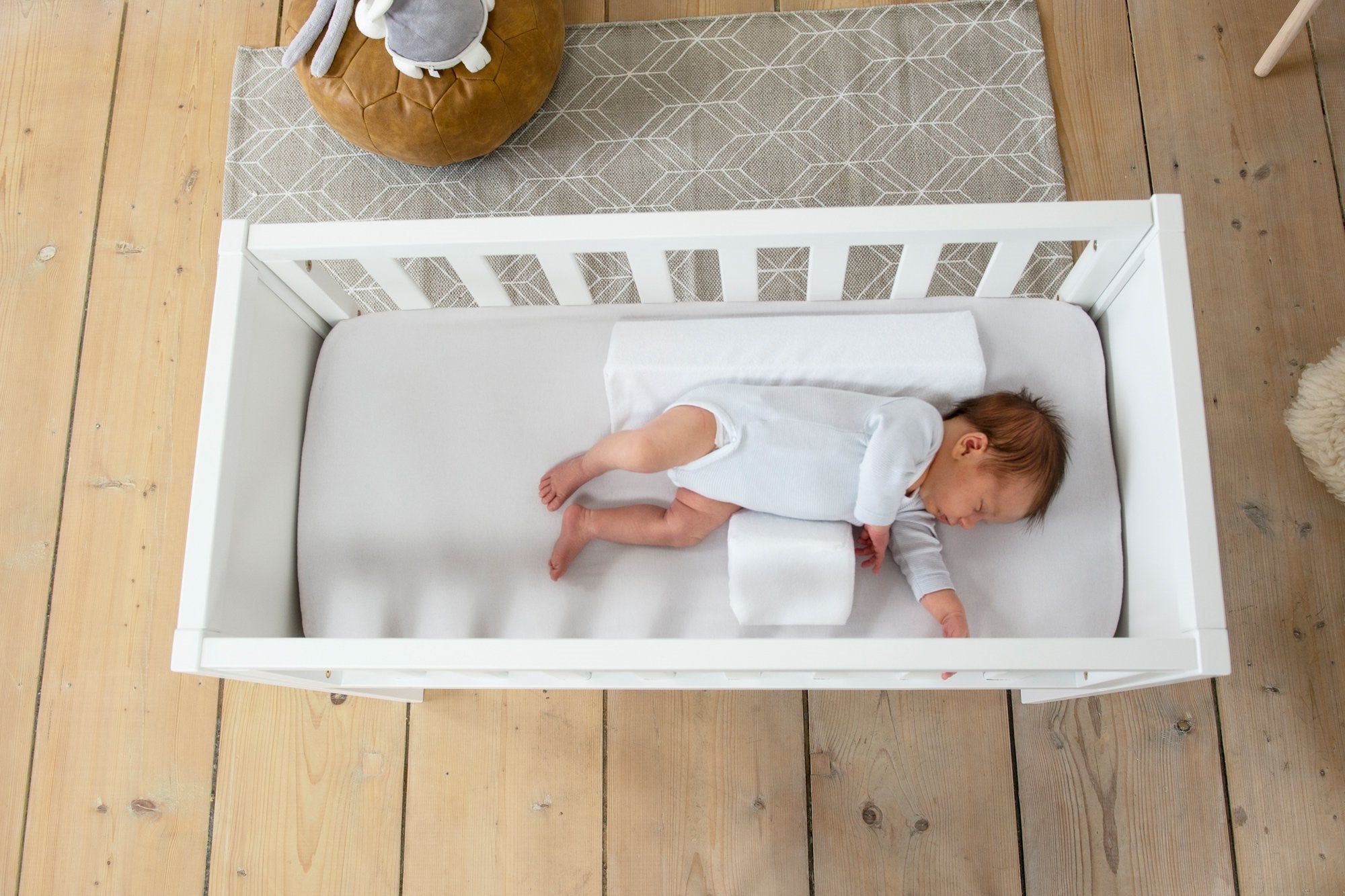 Raxiva-baby anti roll wedge pillow