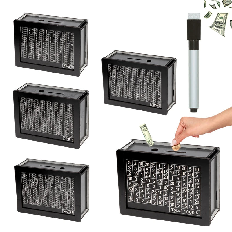 Raxiva-wooden piggy bank for adults with counter