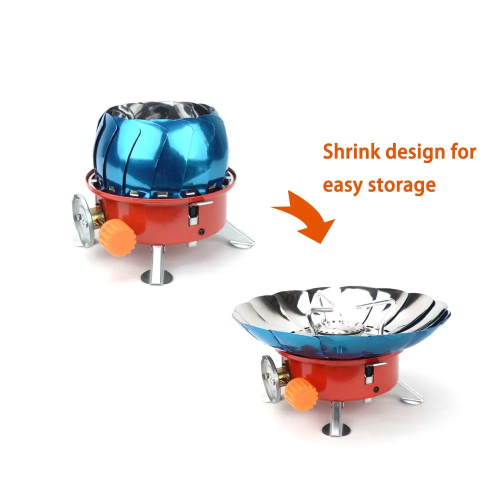 Raxiva-wind resistant camping stove