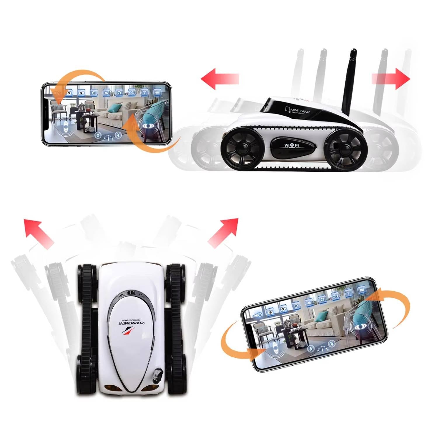 Raxiva-remote control car with camera