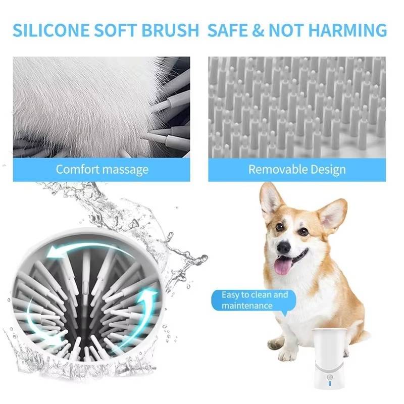 Raxiva-automatic dog paw cleaner