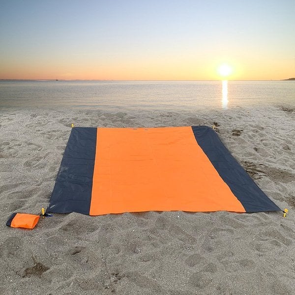 Raxiva-couverture de plage etanche sable 5 8 adultes