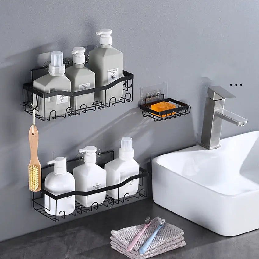 Raxiva-rangement mural salle de bain acier inoxydable