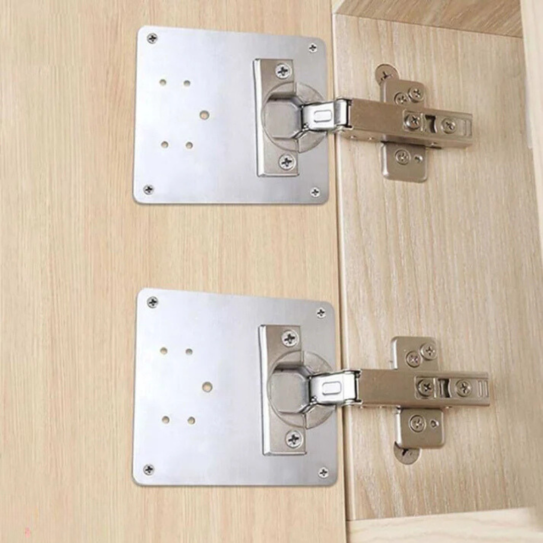 Raxiva-fixarmoire kit reparation charnieres acier inoxydable 4 pcs