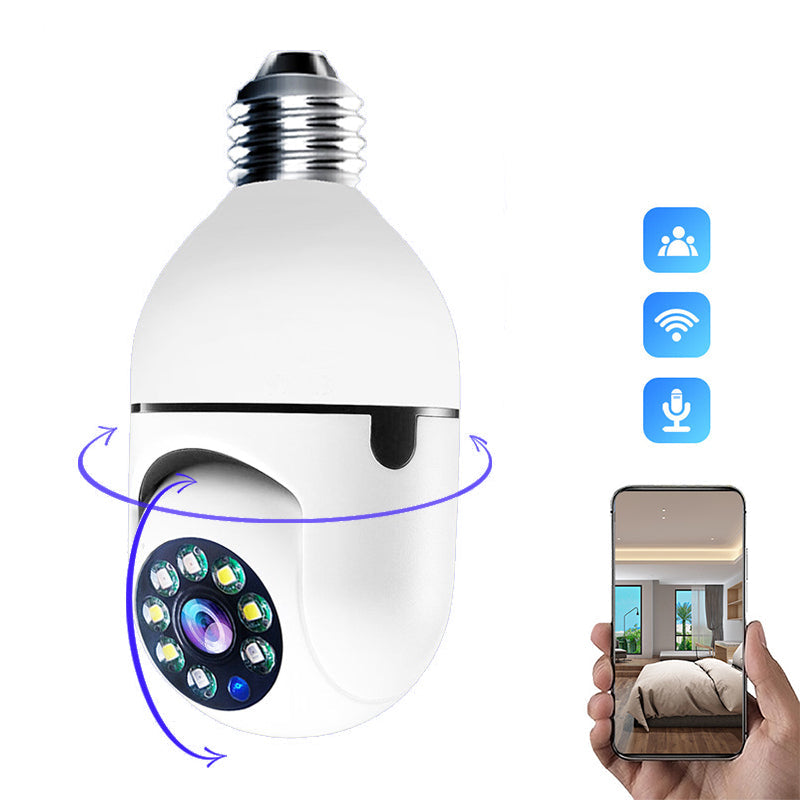 Raxiva-camera securite hd wifi fixation ampoule facile carte memoire 64 go incluse