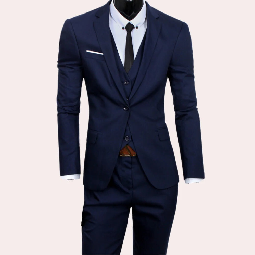 Raxiva-3 piece mens suit