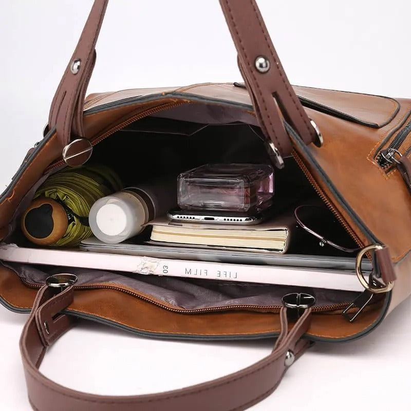 Raxiva-elegant leather bag