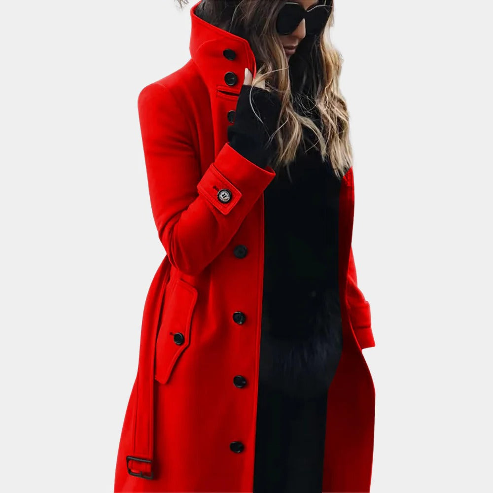 Raxiva-trench coat for women