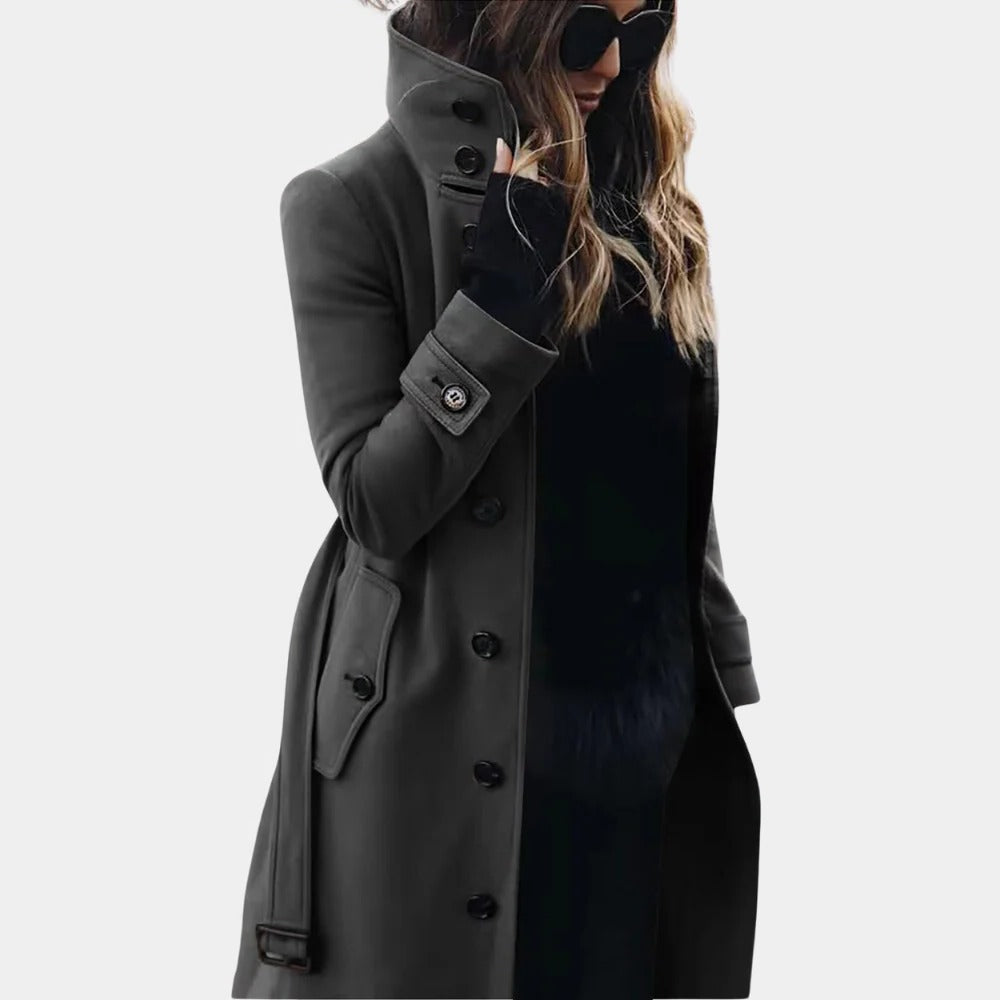 Raxiva-trench coat for women