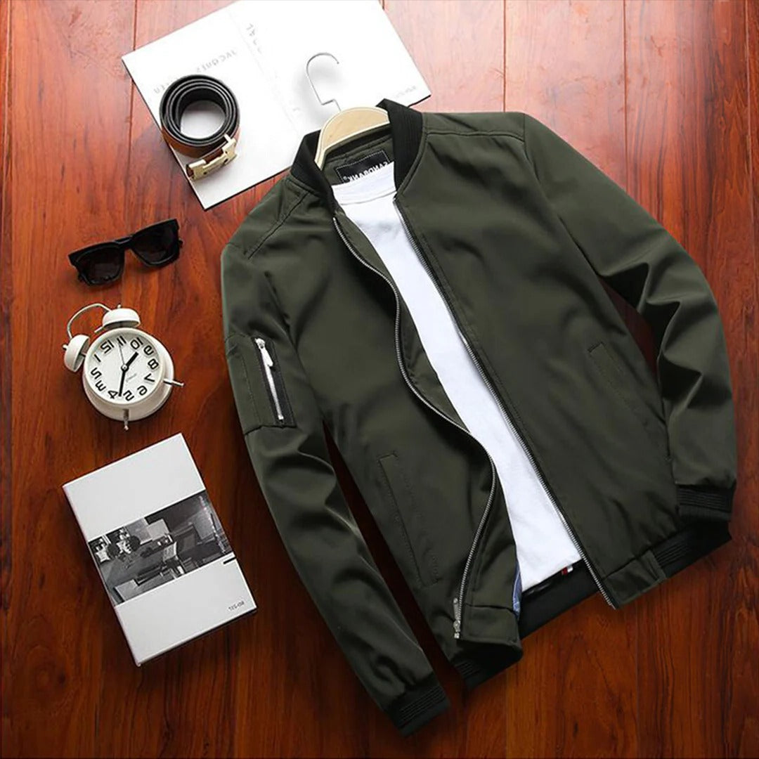 Raxiva-stylish short summer jacket men