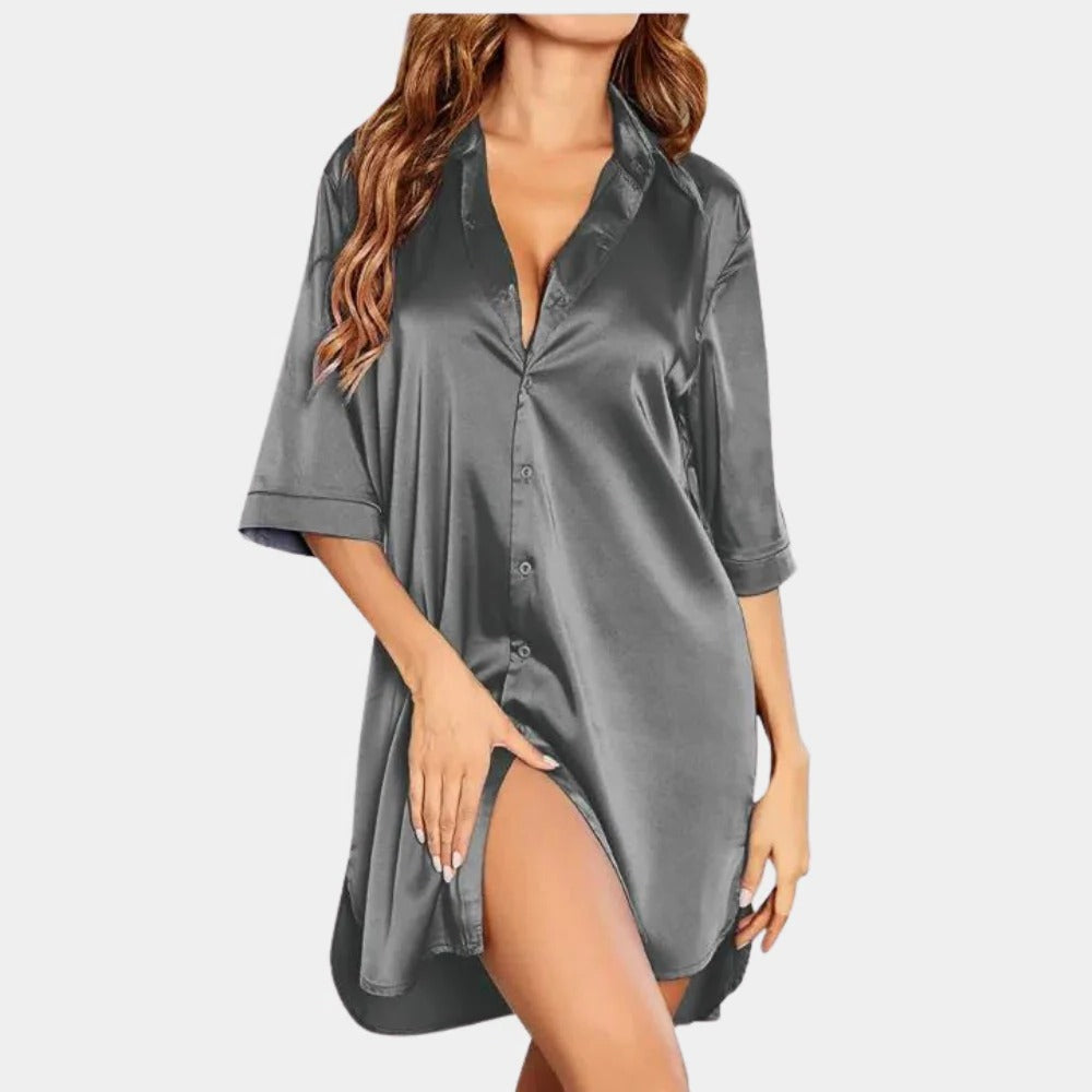 Raxiva-luxurious comfortable womens nightgown