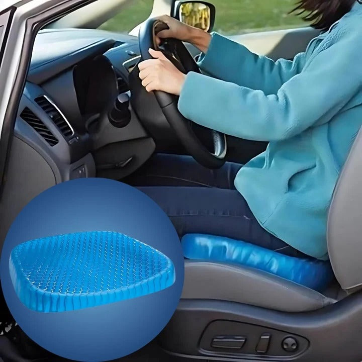 Raxiva-orthopedic gel seat cushion pressure relief tailbone lower back support office car wheelchair