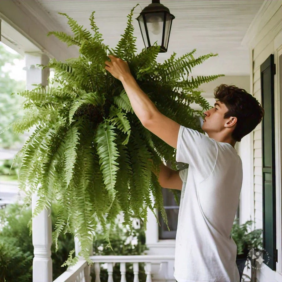 Raxiva-uv resistant lifelike artificial boston fern for outdoors 2