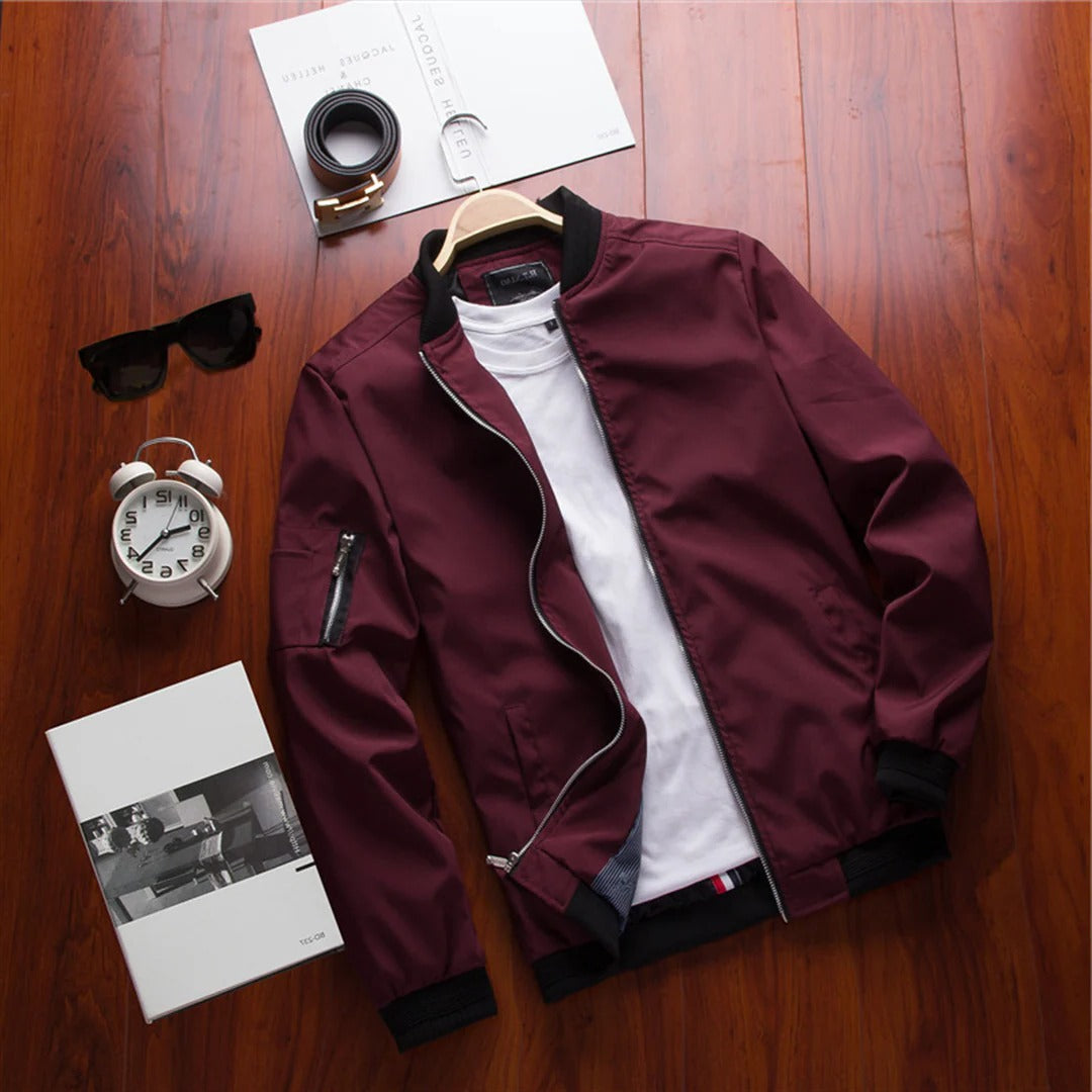 Raxiva-stylish short summer jacket men
