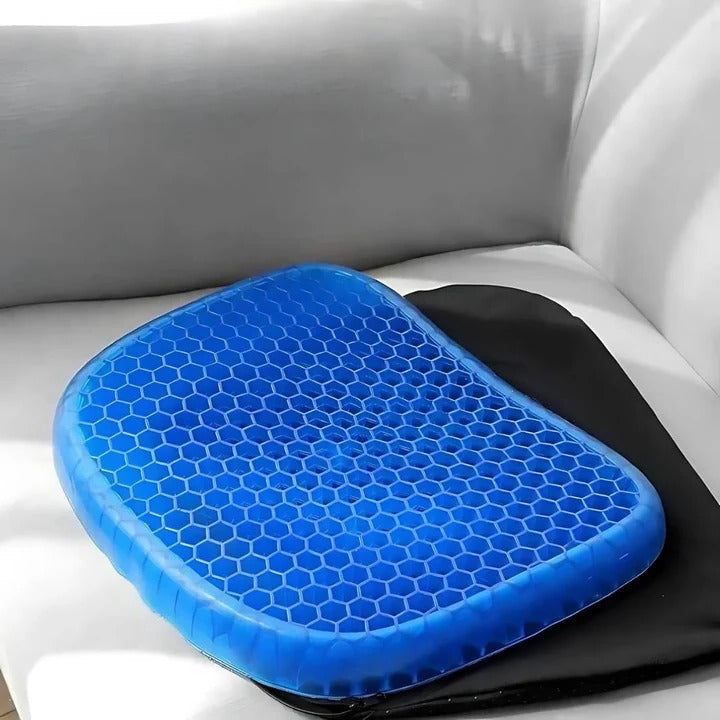 Raxiva-orthopedic gel seat cushion pressure relief tailbone lower back support office car wheelchair